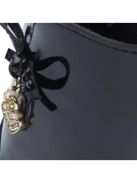 BOTA CHAROL CON MOÑO NEGRO VIVIS SHOES KIDS - Imagen 7