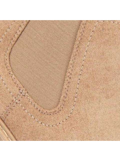 BOTA CHELSEA ANTE SUELA TRACK TAUPE GOODYEAR - Imagen 6
