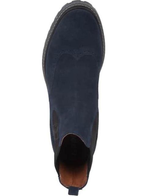 BOTA CHELSEA GAMUZA AZUL GOODYEAR - Imagen 3