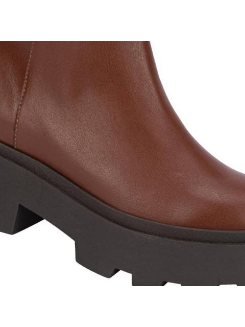 BOTA CHELSEA SUELA TRACK COGNAC SALAMANDRA - Imagen 6
