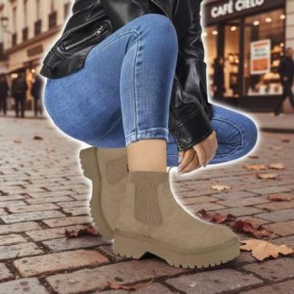 BOTA CHELSEA SUELA TRACK TAUPE GOODYEAR