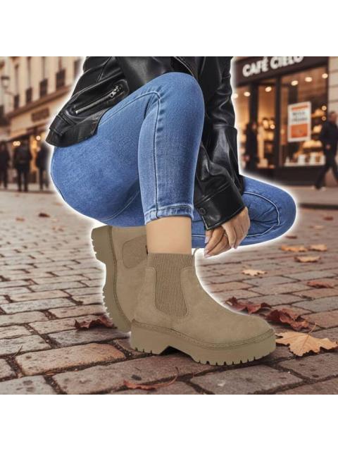 BOTA CHELSEA SUELA TRACK TAUPE GOODYEAR