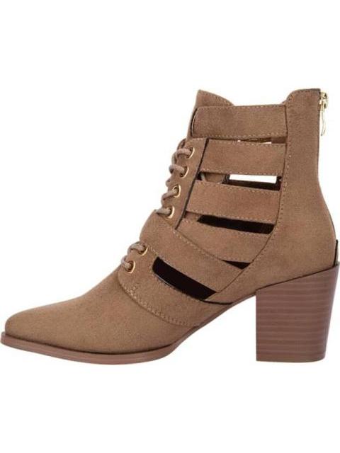 BOTA CON ABERTURA TAUPE TIERRA BENDITA - Imagen 5