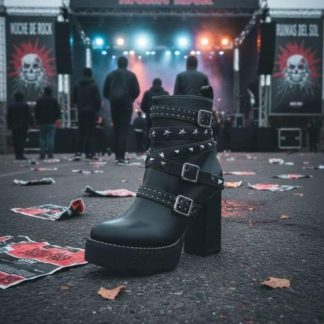 BOTA CON ESTOPEROLES NEGRO BELINDA PEREGRIN