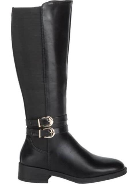 BOTA CON HEBILLA METALICA NEGRO TIERRA BENDITA