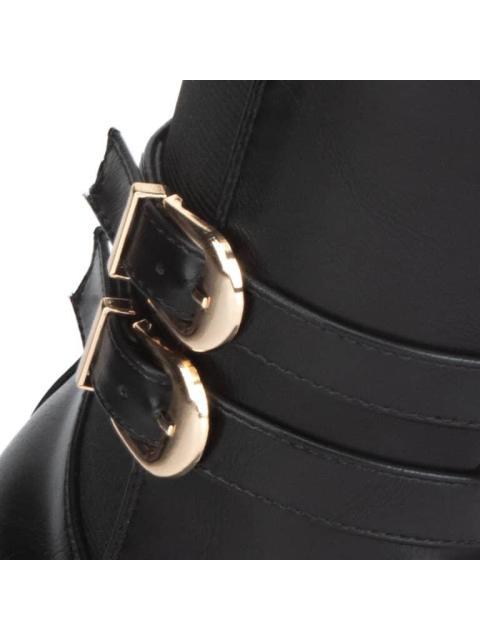 BOTA CON HEBILLA METALICA NEGRO TIERRA BENDITA - Imagen 6