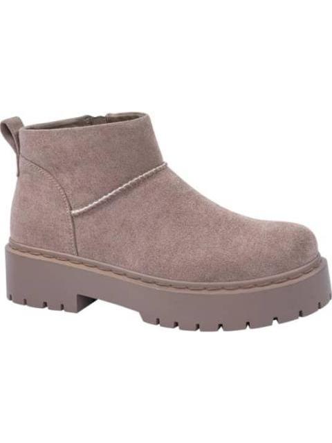 BOTA CON PLATAFORMA TAUPE TIERRA BENDITA - Imagen 2