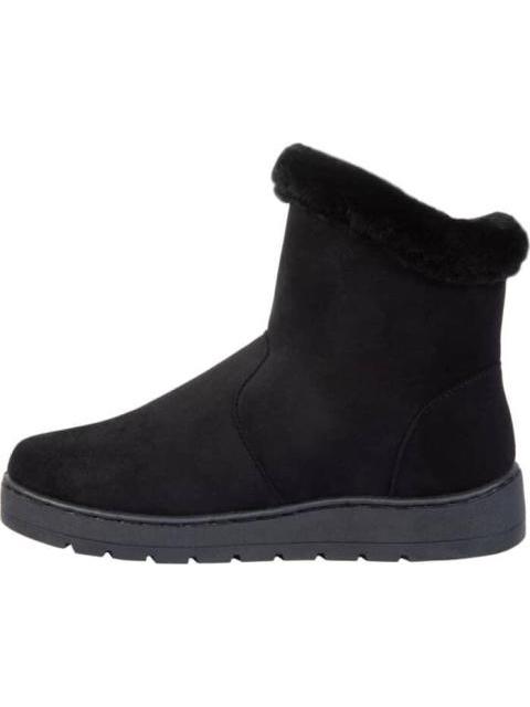 BOTA CONFORT FORRO PELUCHE NEGRO SHOSH - Imagen 5