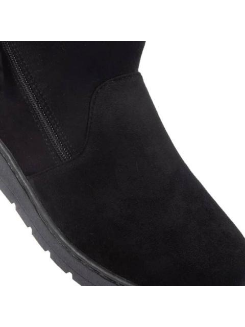 BOTA CONFORT FORRO PELUCHE NEGRO SHOSH - Imagen 6