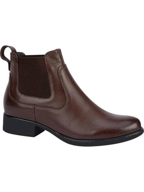 BOTA DE PIEL CAFE CALZADO PAZSTOR - Imagen 2