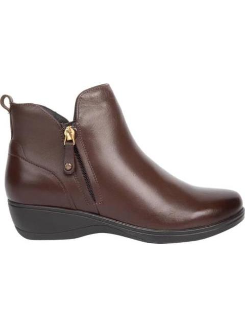 BOTA CONFORT PIEL DE BORREGO CUÑA CAFE CALZADO PAZSTOR