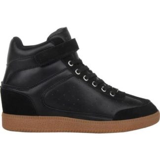 BOTA CUÑA NEGRO THALIA SODI