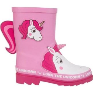 BOTA DE LLUVIA UNICORNIO ROSA VIVIS SHOES KIDS