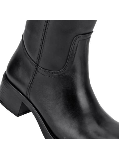 BOTA DE PIEL VACUNO NEGRO TIERRA BENDITA DELUXE - Imagen 6