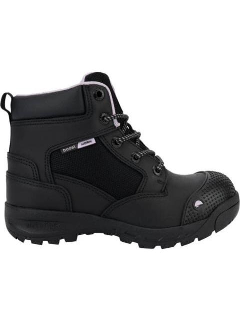 BOTA DE TRABAJO CASCO POLIAMIDA NEGRO BOOST - Imagen 2