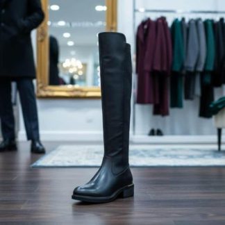 BOTA EXTRALARGA STRETCH NEGRO TIERRA BENDITA