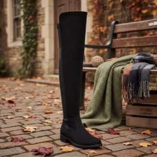 BOTA EXTRALARGA STRETCH NEGRO TIERRA BENDITA
