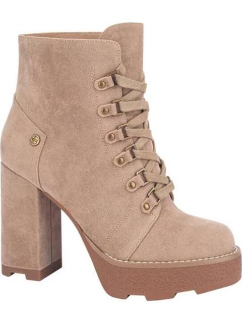 BOTA GAMUZA PLATAFORMA TRACK TAUPE BELINDA PEREGRIN - Imagen 3