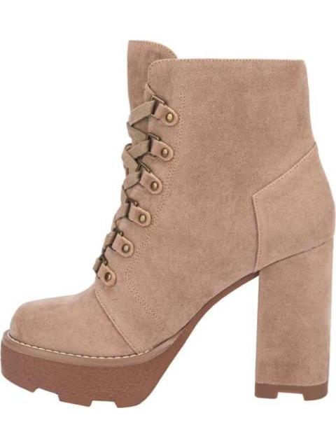 BOTA GAMUZA PLATAFORMA TRACK TAUPE BELINDA PEREGRIN - Imagen 6