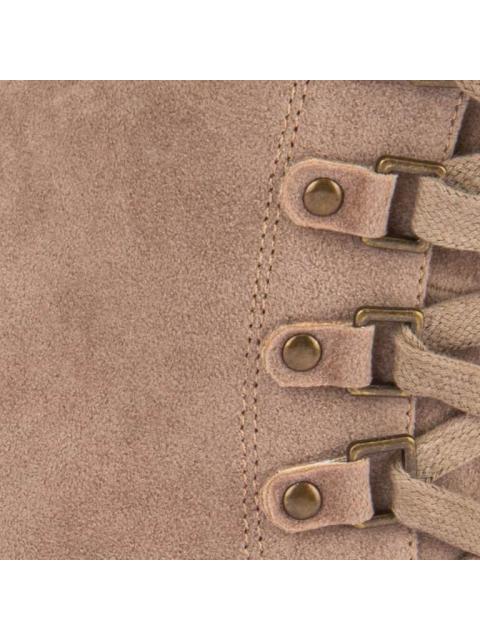 BOTA GAMUZA PLATAFORMA TRACK TAUPE BELINDA PEREGRIN - Imagen 7
