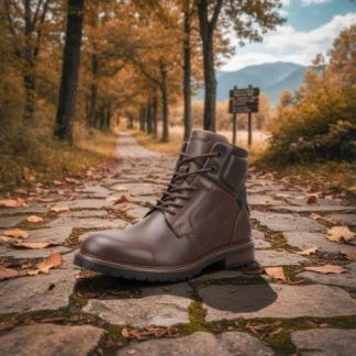 BOTA HEAVY AGUJETA CHOCOLATE GOODYEAR