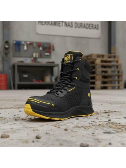 BOTA INDUSTRIAL CASCO DE SEGURIDAD NEGRO RAM PRO