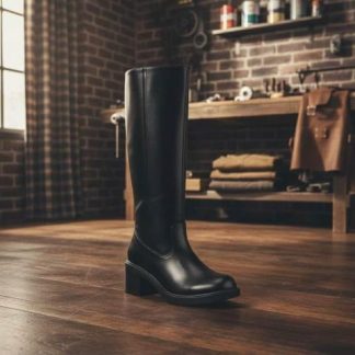 BOTA LARGA CON TACON NEGRO TIERRA BENDITA