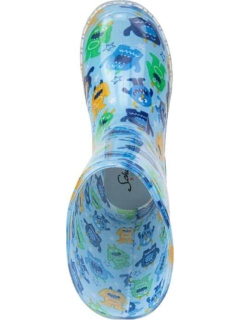 BOTA DE LLUVIA MONSTRUO AZUL SCHATZ KIDS - Imagen 3
