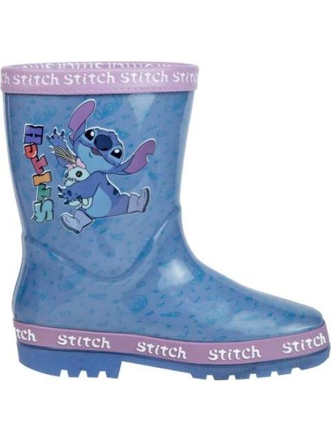 BOTA LLUVIA STITCH AZUL DISNEY