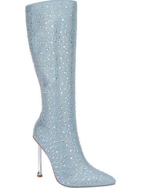BOTA MEZCLILLA CON PEDRERIA AZUL CIELO BELINDA PEREGRIN - Imagen 2