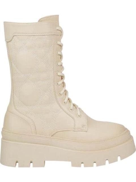 BOTA MILITAR CAPITONADA BEIGE/HUESO GOODYEAR