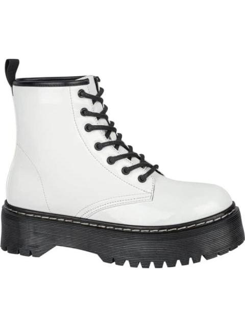 BOTA MILITAR CHAROL CON PLATAFORMA BLANCO GOODYEAR - Imagen 2