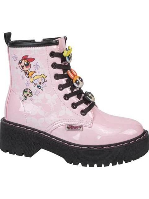 BOTA MILITAR CHAROL SERIGRAFIADO PLASTISOL ROSA LAS CHICAS SUPER PODEROSAS - Imagen 2
