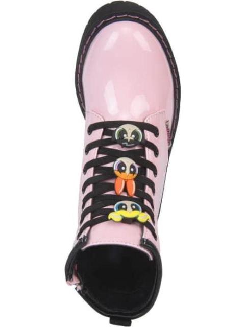 BOTA MILITAR CHAROL SERIGRAFIADO PLASTISOL ROSA LAS CHICAS SUPER PODEROSAS - Imagen 3
