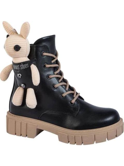BOTA MILITAR CONEJO NEGRO VIVIS SHOES KIDS - Imagen 2