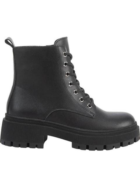 BOTA MILITAR DE PIEL NEGRO GOODYEAR - Imagen 2
