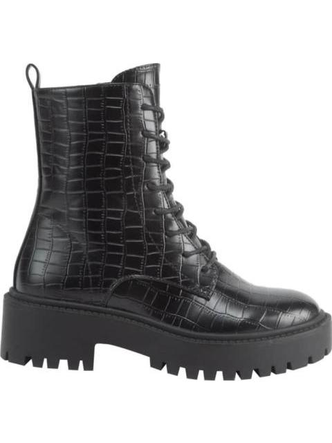 BOTA MILITAR NAPA CROCO NEGRO GOODYEAR - Imagen 2