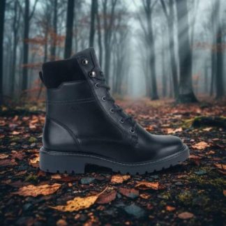 BOTA MILITAR PIEL VACUNO NEGRO FLEXI