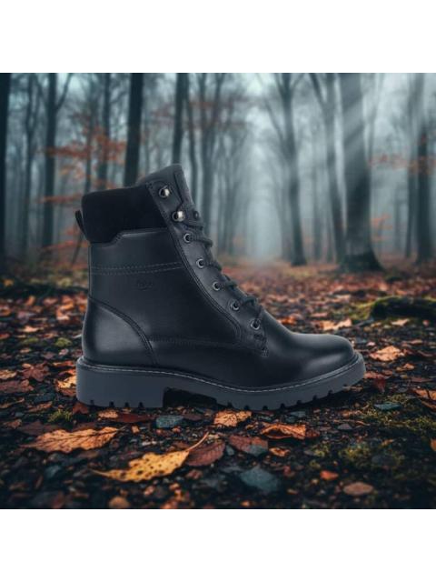 BOTA MILITAR PIEL VACUNO NEGRO FLEXI