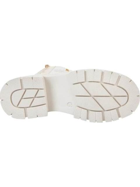 BOTA MILITAR PU FRASE LATERAL MOÑO BEIGE/HUESO MINNIE - Imagen 4