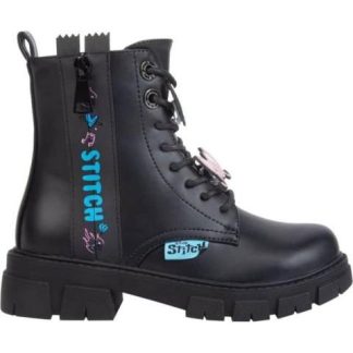 BOTA MILITAR PU FRASE LATERAL PLASTISOL NEGRO STITCH