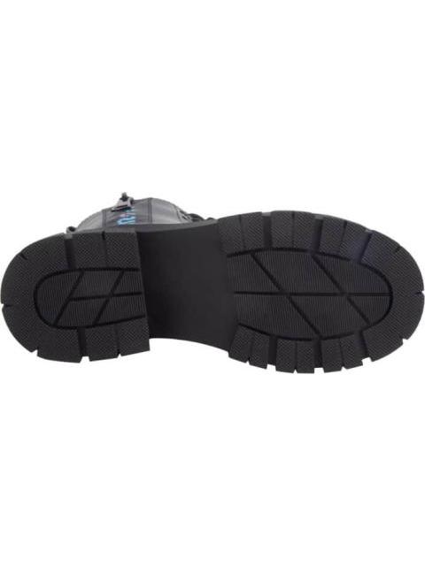 BOTA MILITAR PU FRASE LATERAL PLASTISOL NEGRO STITCH - Imagen 4