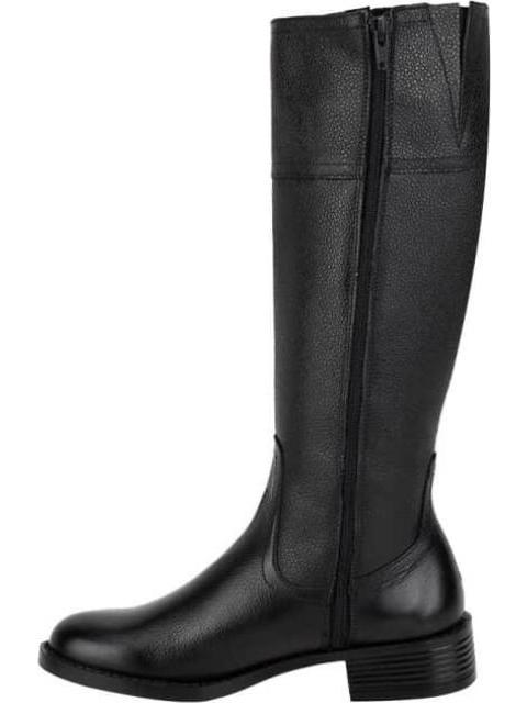 BOTA MONTAR PIEL VACUNO HEBILLA METALICA NEGRO VIVIS SHOES - Imagen 5