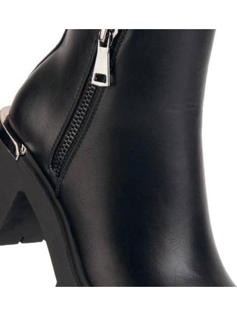 BOTA TACON MEDIO SUELA TRACK NEGRO BELINDA PEREGRIN - Imagen 6