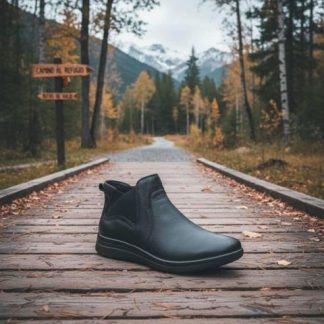 BOTA PIEL VACUNO NEGRO FLEXI