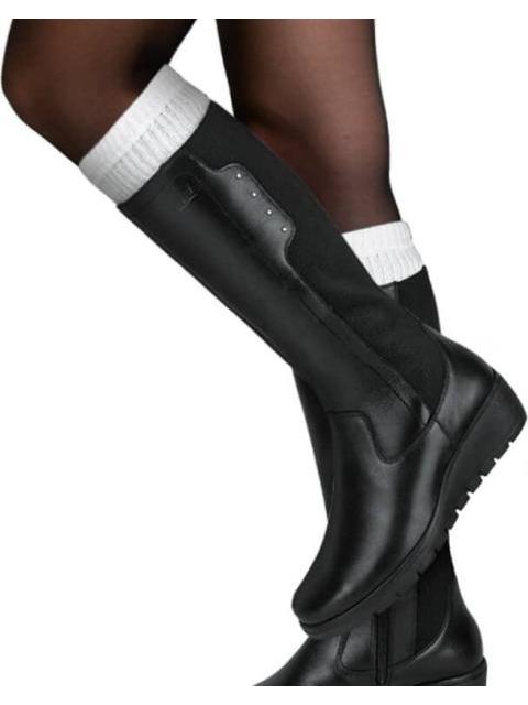 BOTA PIEL VACUNO NEGRO FLEXI