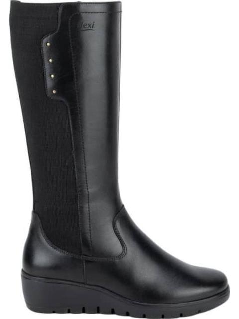 BOTA PIEL VACUNO NEGRO FLEXI - Imagen 2