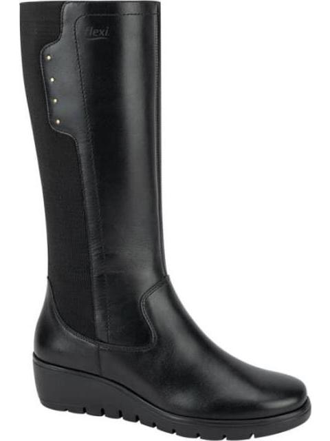 BOTA PIEL VACUNO NEGRO FLEXI - Imagen 3