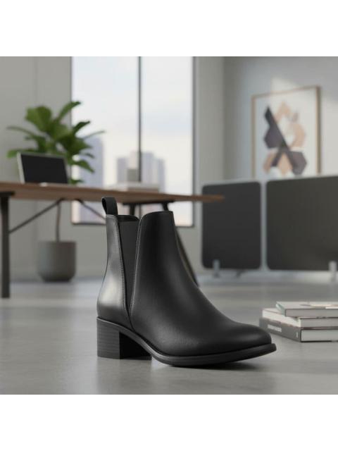 BOTA PIEL VACUNO NEGRO SCHATZ COMFORT FLEX