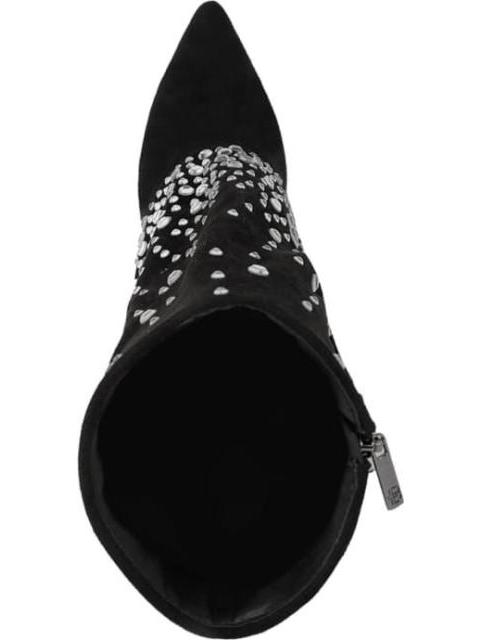 BOTA POLAINA CON PEDRERIA NEGRO BELINDA PEREGRIN - Imagen 3